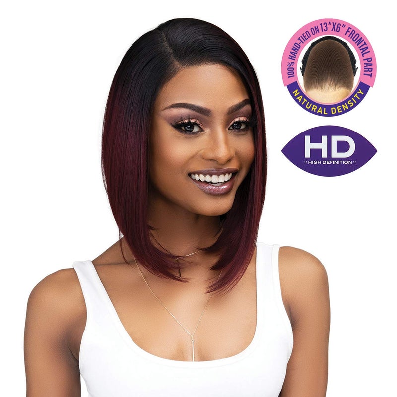 Janet Collection Melt 13x6 Frontal Part ASIA Lace Wig (1B) - Image 4